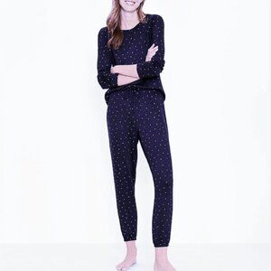 NWT! LOFT 2pc Shimmer Dot Pajama Set, size S (fits S/M)